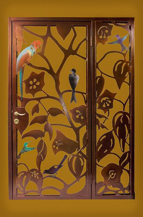 ornamental security door - architectural art